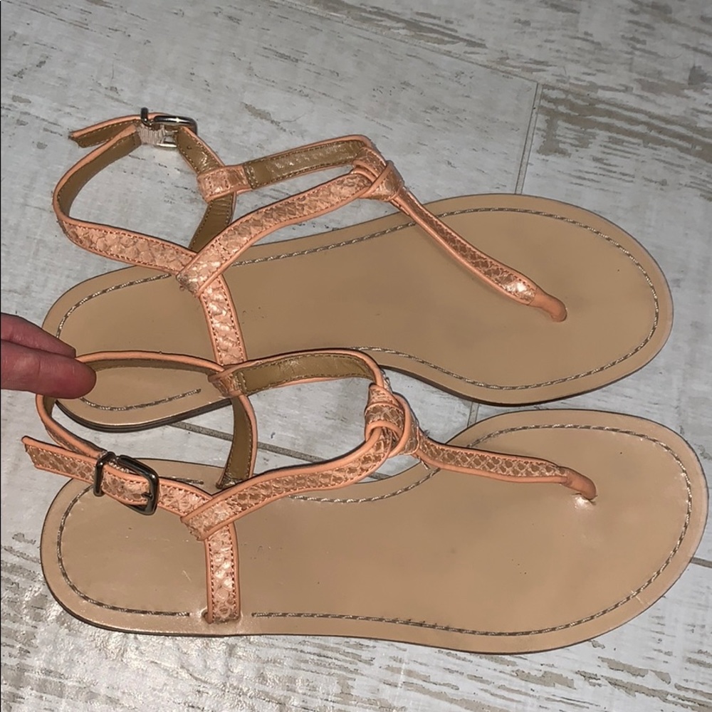 Antonio Melani Snakeskin Sandals - Picture 2 of 6